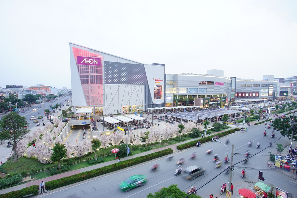 Aeon Mall Bình Tân đẩy giá bất động sản Khu Tên Lửa gia tăng.